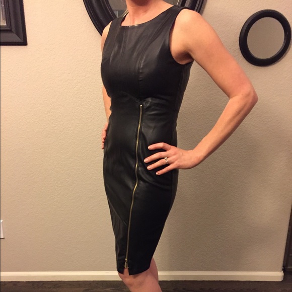 Kardashian Kollection Dresses & Skirts - NWT Kardashian Kollection black pleather dress